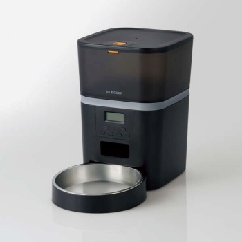 エレコム　ペット用自動給餌器　ブラック　ＰＥＴ－ＡＦ０１ＢＫ