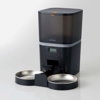エレコム　ペット用自動給餌器　ブラック　ＰＥＴ－ＡＦ０２ＢＫ