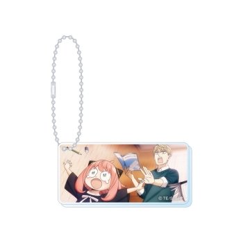 ＳＰＹ×ＦＡＭＩＬＹ　ティザービジュアル　アクリルキーホルダー　コミカルＶｅｒ．アーニャ＆ロイド