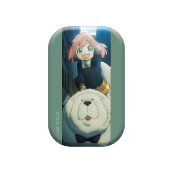 ＳＰＹ×ＦＡＭＩＬＹ　ティザービジュアル　スクエア缶バッチ　クールＶｅｒ．アーニャ＆ボンド