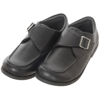 キッズ　モンクストラップシューズ【ブラック１９．０ｃｍのみ】
