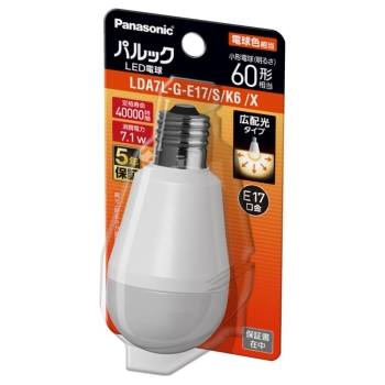 Ｐａ　ＬＤＡ７ＬＧＥ１７ＳＫ６Ｘ　ＬＥＤ電球