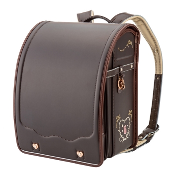 【特選品】くるピタ×楽ピタ　ロマンティックハートランドセル　ビターショコラ