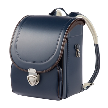 くるピタ　軽量　パレット　半カブセランドセル　ネイビー／ブラック