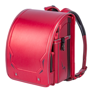 くるピタ×楽ピタ　レインボースパークランドセル メタリックレッド