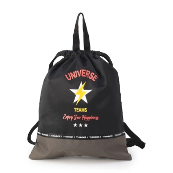 キッズ　イナズマ柄　ナップサック