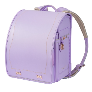くるピタ×楽ピタ　エレガントリボンランドセル　ライラック