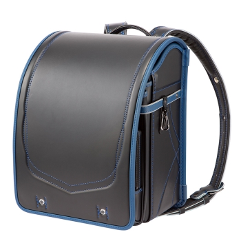 くるピタ×楽ピタ×安ピカッ　クロスリンクランドセル　ブラック／ブルー