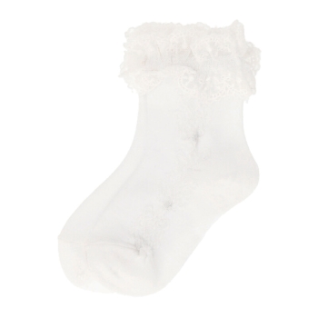 トドラー女児　フォーマルクルー丈ソックス