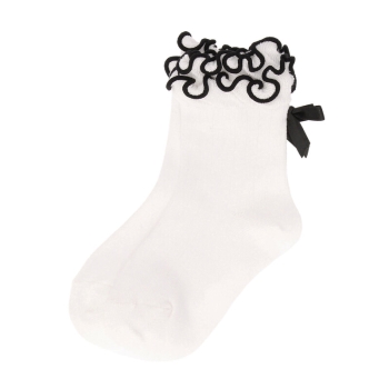 トドラー女児　フォーマルメロウリボンクルー丈ソックス