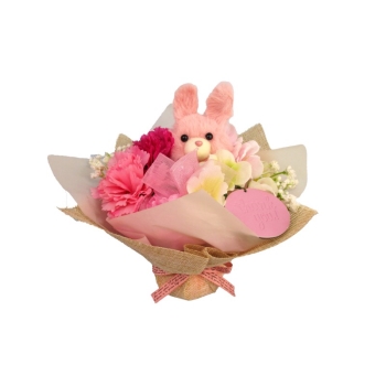 【在庫限り】スタンドブーケ　ウサギ