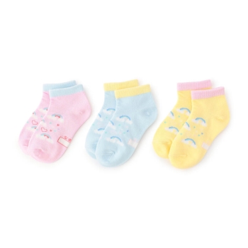 トドラー女児　スキップキッズ　スニーカー丈ソックス３足組