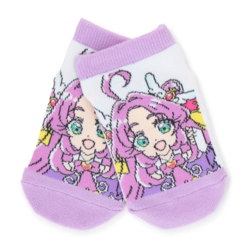 トドラー女児　プリキュア　スニーカー丈ソックス