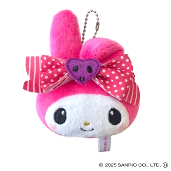 スモール・プラネット　ぬいぐるみキーホルダー　マイメロディディ５０ｔｈ　フェイス