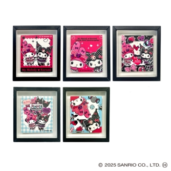 スモール・プラネット　ブラインドフレームマグネット　マイメロディ５０ｔｈクロミ２０ｔｈ