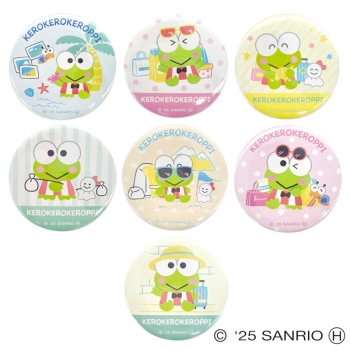 スモール・プラネット　ブランド缶バッジ　けろけろけろっぴ　トラベル　単品