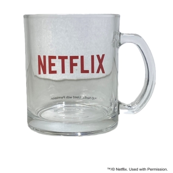 Netflix　ガラスマグカップ　ロゴ
