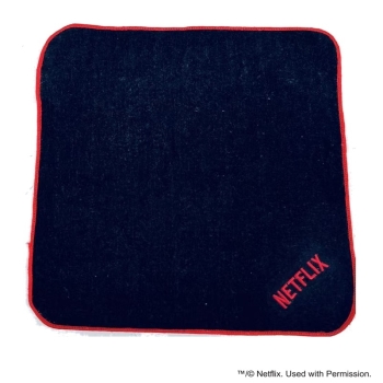 Netflix　ミニハンカチ　刺繍ロゴ