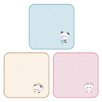 カミオジャパン　新学期３枚組ミニタオル　もちもちぱんだ