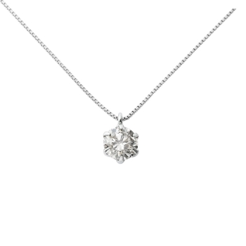 プラチナダイヤネックレス　０．３ｃｔ