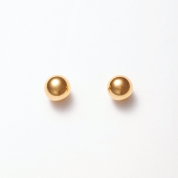 １８金　ボールピアス（玉：約５ｍｍ）