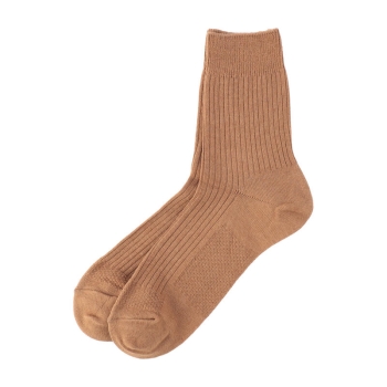 ボディヒーター　暖かウール入り　リブハーフ丈ソックス／セブンプレミアムライフスタイル