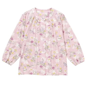 婦人大きめボタンパジャマ