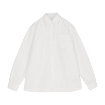 女児　長袖「透け防止」スクールワイシャツＡ