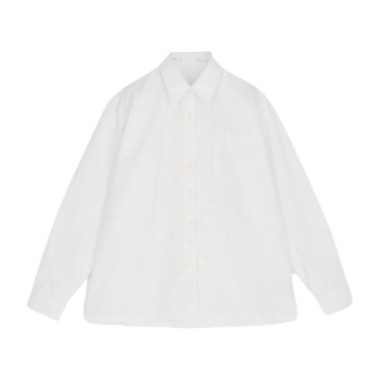 女児　長袖「透け防止」スクールワイシャツＢ