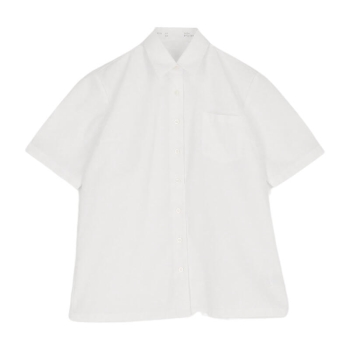 女児　半袖「透け防止」スクールワイシャツ