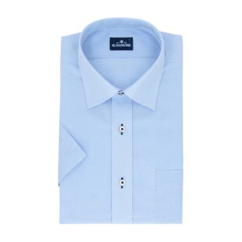 ＲＵＳＨ　ＭＯＲＥ　形態安定ドレスシャツ　半袖　ボタンダウン（レギュラーシルエット）