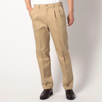 サスカジ　すごいチノツータック　ベージュ