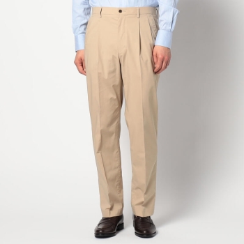 サスカジ　清涼すごいパンツ　ツータック　ベージュ