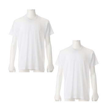 ＲＵＳＨ ＭＯＲＥ　フライス　半袖丸首シャツ　２枚組