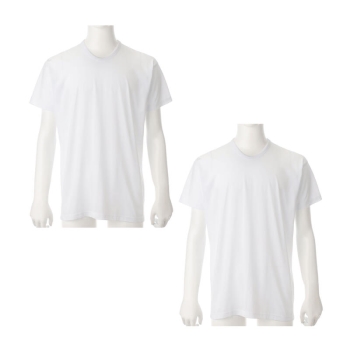 ＲＵＳＨ ＭＯＲＥ　天竺　半袖丸首シャツ　２枚組