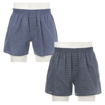 ＲＵＳＨＭＯＲＥ　チェック柄　布帛トランクス　２枚組