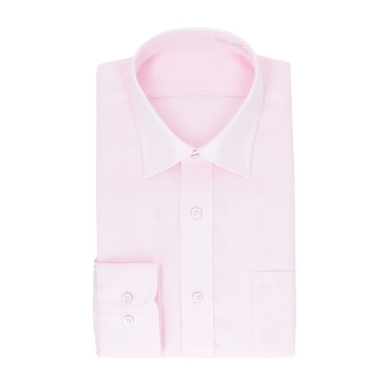 サスビズ　超形態安定シャツプラス　紫ワイド（ゆったりシルエット）