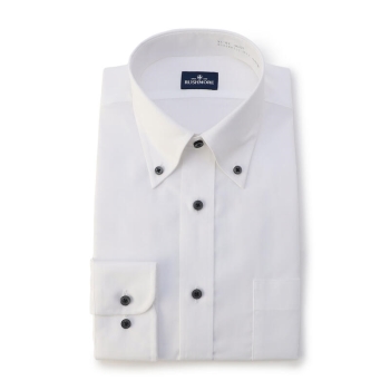 ＲＵＳＨ　ＭＯＲＥ１　形態安定ドレスシャツ　白ボタンダウン　（レギュラーシルエット）