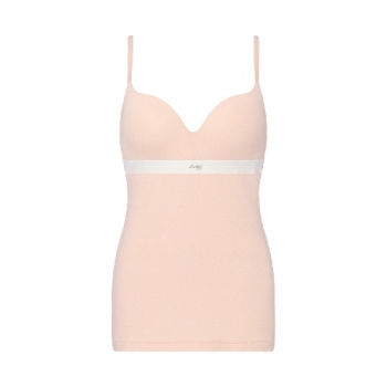 トリンプ　スロギー ゴーコットン カップ付きキャミソール