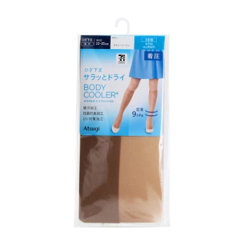 【ｽｷﾆｰﾍﾞｰｼﾞｭのみ】ボディクーラー　サラッとドライ着圧ひざ下丈　３足組/セブンプレミアムライフスタイル
