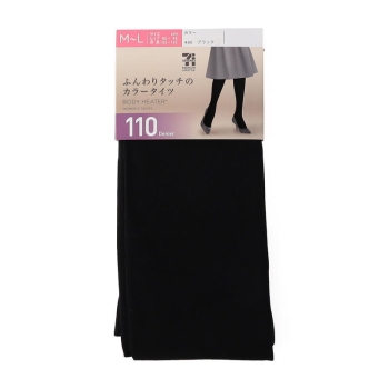 ボディヒーター　ふんわりタッチ　カラータイツ　１１０デニール/セブンプレミアムライフスタイル