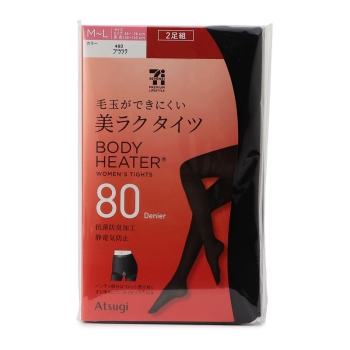 ボディヒーター　美ラクタイツ　８０デニール　２足組/セブンプレミアムライフスタイル