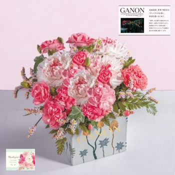 【母の日】ＧＡＮＯＮ　ＦＬＯＲＩＳＴ　フラワーキューブ