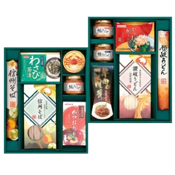 宝幸・白子のり　　珍味・乾麺　和風ギフト（２段詰）ＭＢＣ－６０ＡＶ