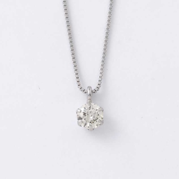 プラチナ　０．１ｃｔ　ネックレス
