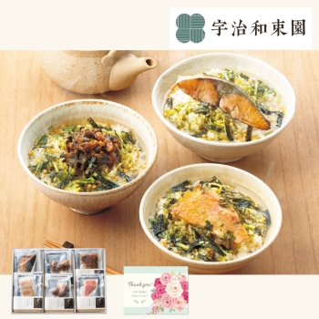 【父の日】「宇治和束園」お茶漬け旨味重ね　６食セット