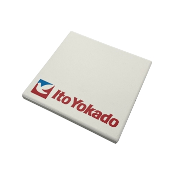 白雲石コースター　ハトロゴヨコ英字