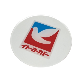 アクリルコースター　円形ハトロゴ