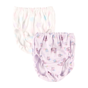 トドラー女児　なかよし親子ユニコーン柄２枚組ショーツ