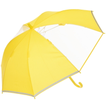 学童　無地透明窓付　ジャンプ傘【１２０～１４０ｃｍ】